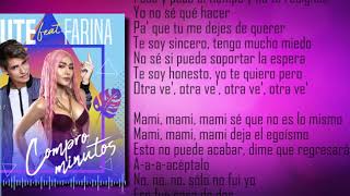 Carlos Baute Ft. Farina - Compro Minutos ( Audio LETRA )