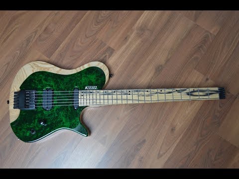 KIESEL GUITARS Zeus 6 - showing off & soundcheck