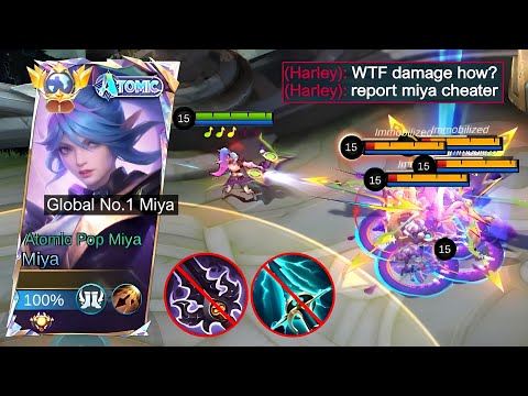 MUST ABUSE THIS CHEAT DAMAGE BUILD MIYA 2026!! (1 SHOT 1 KILL💀)