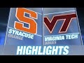 Syracuse vs Virginia Tech | 2014-15 ACC Mens.