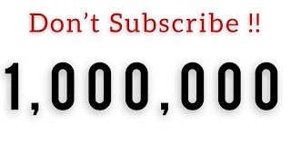 1,000,000 SUBSCRIBERS CHALLENGE!! - From 0-1,000,000 in 31days