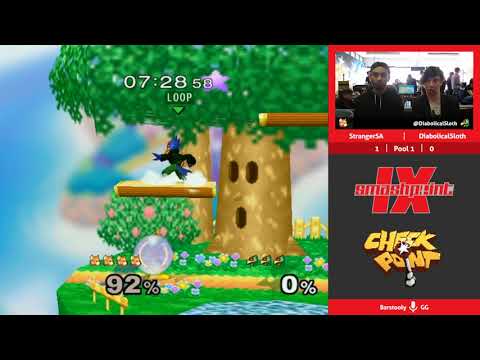 SmashPoint IX Melee - Pool 1 - StrangerSA vs DiabolicalSloth