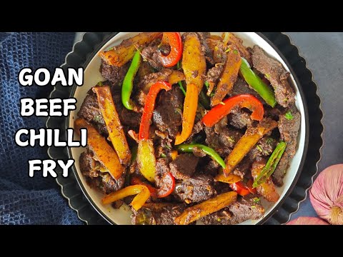 The ULTIMATE Goan Beef Chilli Fry Recipe | Beef Chilli Fry with Potatoes | Beef Chilli Roast