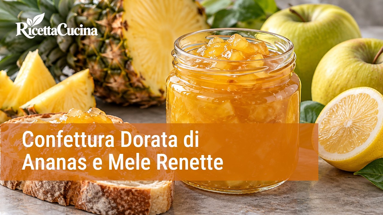 Anteprima video di Confettura Dorata di Ananas e Mele Renette