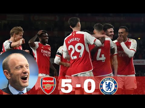Peter Drury poetry🥰 on Arsenal Vs Chelsea 5-0 🤩🔥