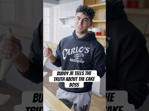 Buddy Jr really looks up to his dad ❤️ #cakeboss  #carlosbakery  #buddyvalastro