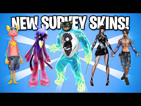 *NEW* 60+ Unreleased Skins from Fortnite LATEST Survey!