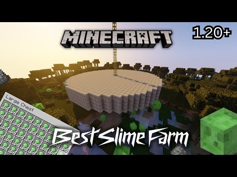 Ultimate Minecraft 1.20 Slime & Slime Farm Guide - Auto Slime Farm Tutorial java