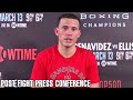 FULL POST FIGHT PRESS CONFERENCE - DAVID BENAVIDEZ VS RONALD ELLIS