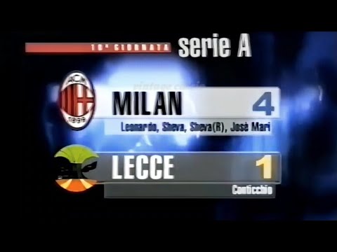 Milan-Lecce 4:1, 2000/01 - Counter-shot (Andriy Shevchenko scores twice)