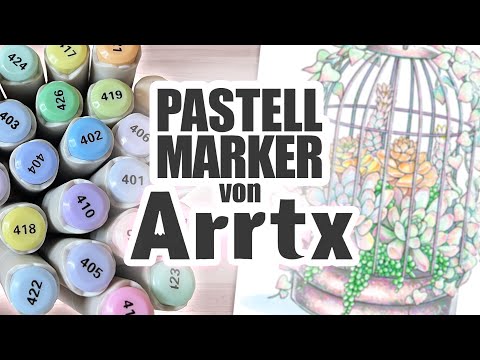 ENDLICH GANZ HELLE FARBEN?! | Günstige Alkoholmarker im Test | Neues 24er Pastellset von Arrtx