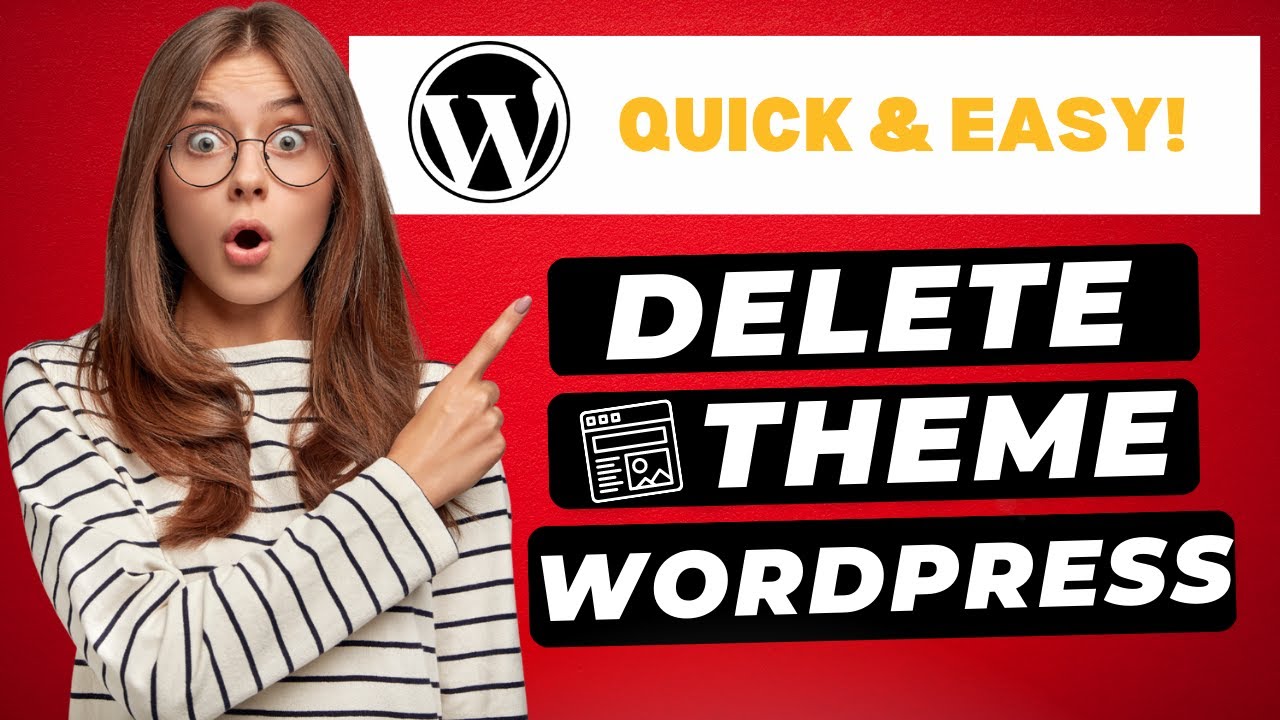 How To Delete A WordPress Theme in (2026) 🔥 | FAST & Easy!