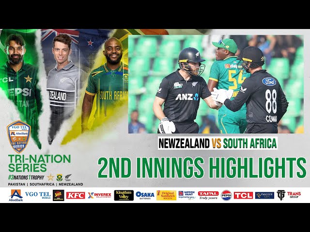 2nd Innings Highlights | New Zealand vs South Africa | 2ndODI | Tri-Nation Series 2025 | PCB | M2J1A