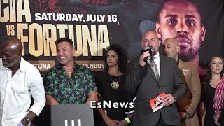 Ryan Garcia Does The Ali Shuffle After Weigh In EsNews Boxing