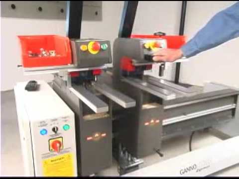 Gannomat Express S2 Double Hinge Inserting Machiner from Akhurst Woodworking Machinery
