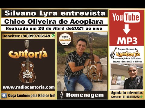 Silvano Lyra entrevista Chico Oliveira de Acopiara