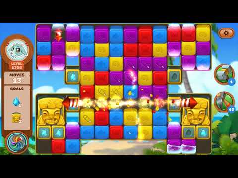 Lost Island Blast Adventure Level 1706 NO BOOSTERS - A S GAMING