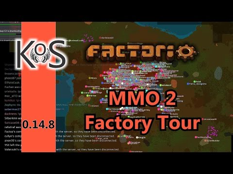 Factorio 0.14.8 Massive Multiplayer Event 2!  Factory Tour: Evening Build