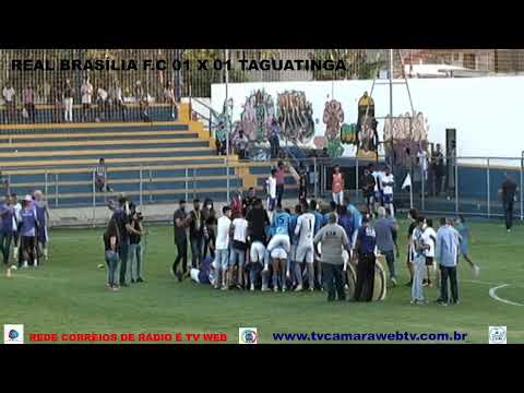 REAL BRASÍLIA F.C   X TAGUATINGA E.C  - FINAL DO CAMPEONATO CANDANGO SUB-20. DIA 03/09/2021.