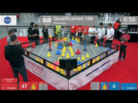 2018 VEXU Innovate Q106 - VEXLB6 vs THNDR1 - 52 to 0