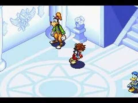 Kingdom Hearts:Chain of Memories-4th Hallway Cutscene