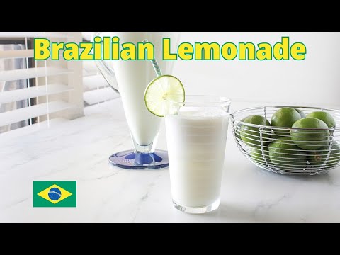 Brazilian Lemonade with Condensed Milk