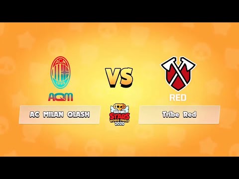 Ac Milan Qlash (AQM) vs Tribe Red | Brawl Stars World Finals 2020 - Day 1 | Brawl Stars Tournament