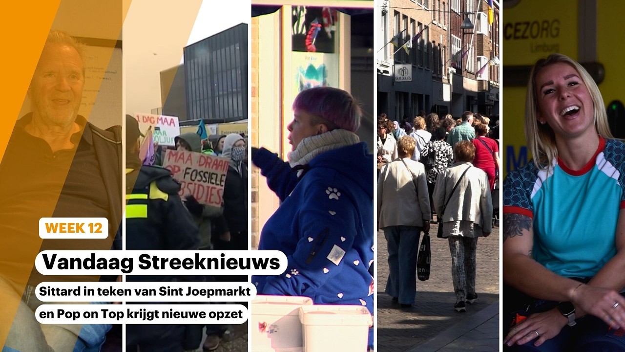 Vandaag Streeknieuws: Sittard in teken van Sint Joepmarkt en Pop on Top krijgt nieuwe opzet