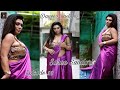 Saree Sundori Episode 23 Nandita Dutta New Purple Colour Polyester Saree Danger Fashion 2024