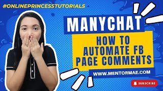 How to Automate Facebook Page Comments Using Manychat | Auto Reply | Tagalog