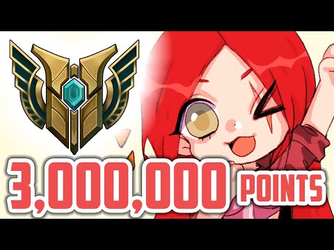 WHAT A 3,000,000 MASTERY POINT KATARINA CARRY LOOKS LIKE - Clutch 1v3 - 10 CS Per Minute | Katlife