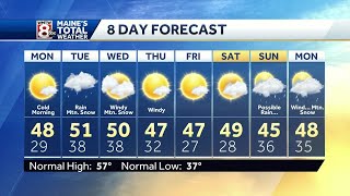 Cold Monday morning. Tracking Tuesday rain, mid-week mountain snow.