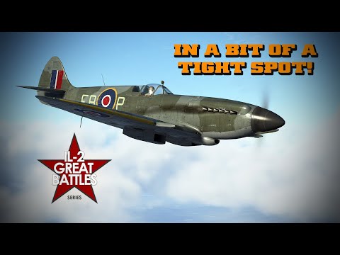 Il-2 Great Battles | Spitfire Mk.XIV No.41 Sqn RAF | #8 - In A Tight Spot!