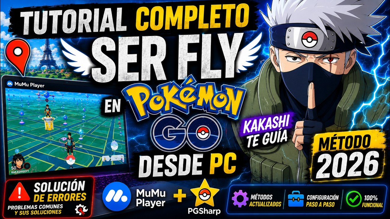 🔥TUTORIAL COMPLETO 2026 | Cómo jugar Pokémon GO desde PC con MuMu Player + PGSharp |