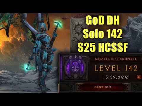 GoD DH Solo GR142 Clear - Hardcore Season 25