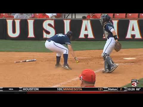 Cajuns Softball Splits Doubleheader w/ Georgia Southern