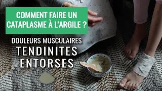 Réaliser un cataplasme d'argile verte contre les douleurs musculaires