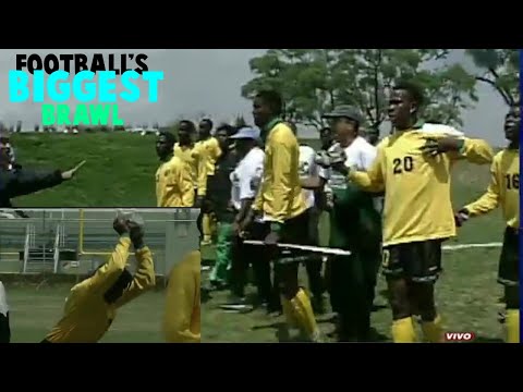 The BIGGEST BRAWL In Football History | Jamaica vs Toros Neza | April 1997