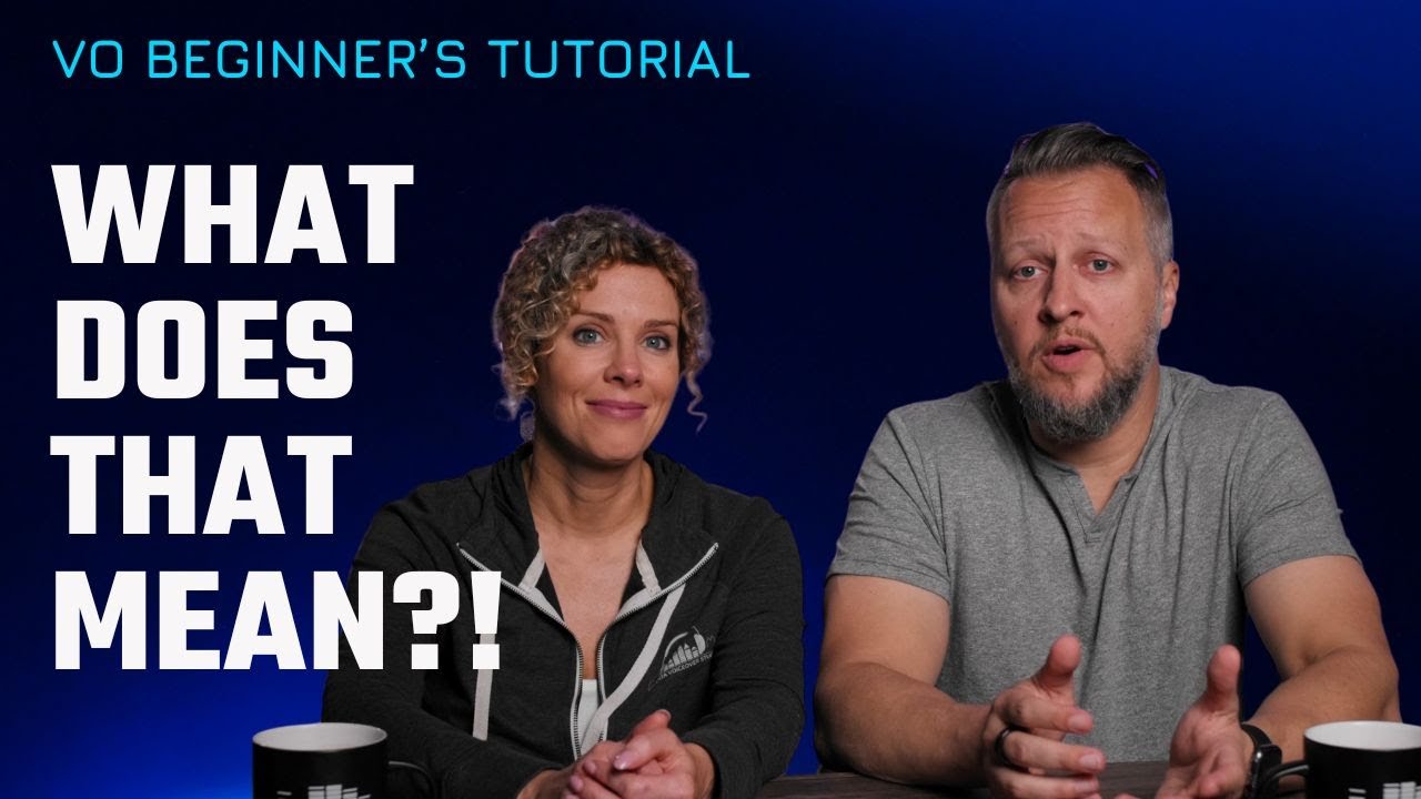 VOICE OVER TERMS & #definitions - What's a TAKE? ABCs? 3-In-A-Row? #vo #voiceover #acting