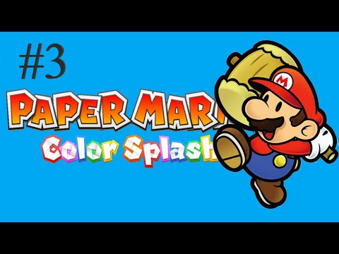 Hide-And-Seek on Bloo Bay Beach | Paper Mario: Color Splash | Part 3 (Bloo Bay Beach, Roshambo)