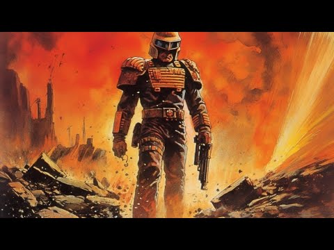 Judge Dredd 2000 AD (AI Gen)