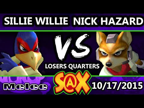Fall Arcadian - Sillie Willie (Falco) Vs. Nick Hazard (Fox) SSBM Losers Quarters - Smash Melee