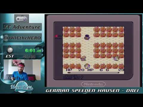 GSH 3 - Final Fantasy Adventure any% Speedrun by BOWIEtheHERO