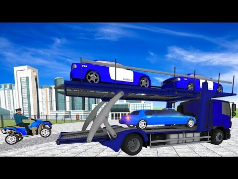 US Police Limousine Car Transporter Game-Android Gameplay #2023