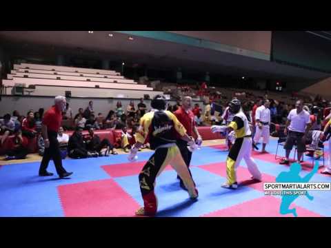 2015 Blitz Mayan Challenge - Men's Team Sparring - Legend v Leo Valdivia Rd2