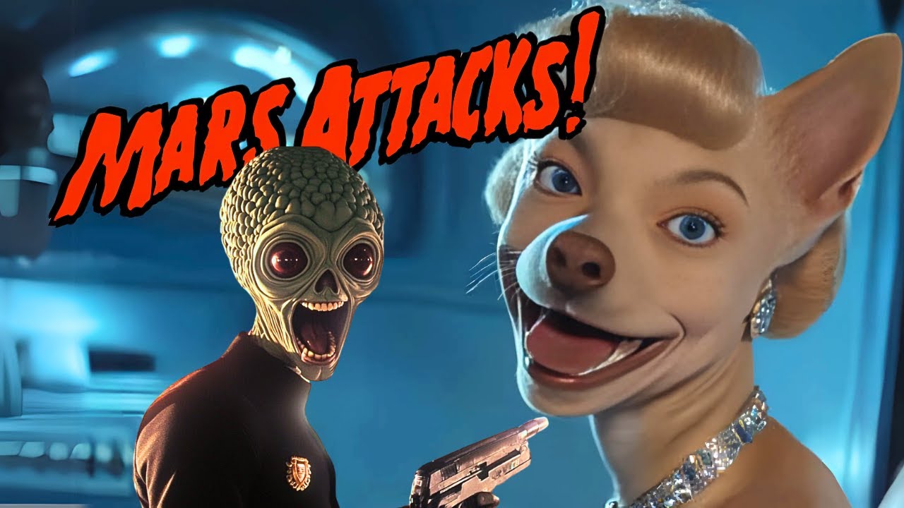Mars Attacks! AI Reimagined in Retro Super Panavision Style!