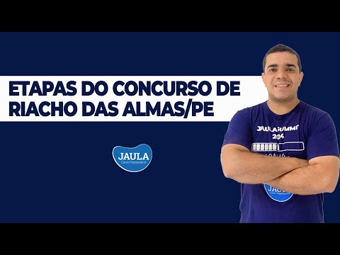 ETAPAS DO CONCURSO DE  RIACHO DAS ALMAS/PE
