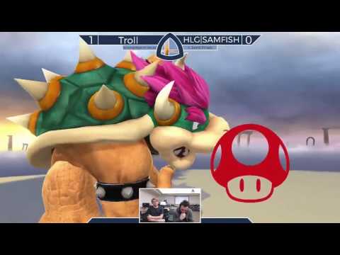 Sm4sh@Mines 47 - Troll (Bowser) Vs. HLG|SAMFISH (Villager) - Losers Semifinals