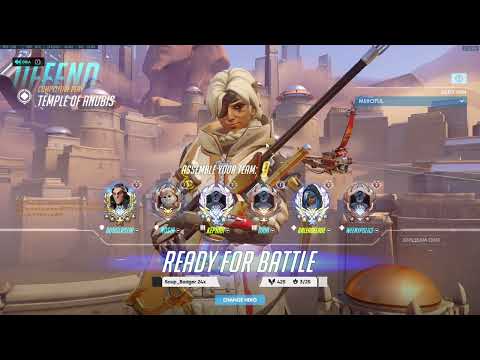 17K HEALS! GALE INSANE ANA GAMEPLAY OVERWATCH SEASON 36 TOP 500