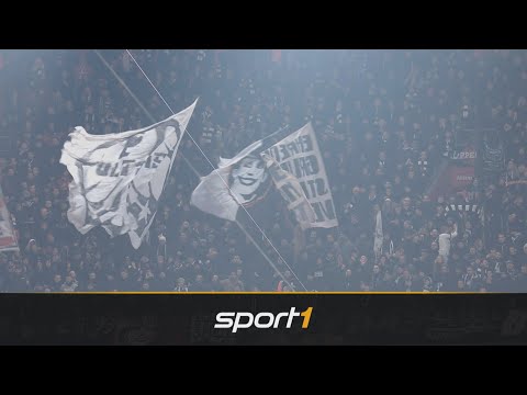 Schmähgesänge in der Allianz Arena: SGE-Fans teilen lautstark aus | SPORT1